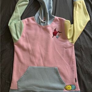 Brooklyn Cloth Colorful Hoodie with Heat Press Design